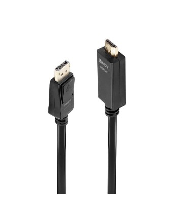 Lindy DISPLAYPORT-HDMI KAABEL 5M - Kristallselge Ühendus