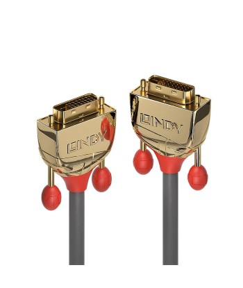 LINDY CABLE DVI-DVI 2M Gold - Кристально чистое изображение!