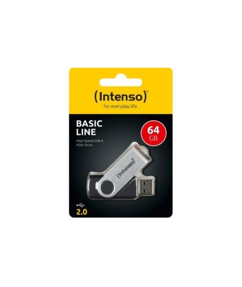 Intenso 64GB USB 2.0 Flash Drive - Reliable & Compact Storage