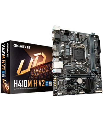 Gigabyte H410M H V2 1.0 M/B Processor family Intel, Processor socket LGA1200, DDR4 DIMM, Memory slots 2, Supported hard disk dri