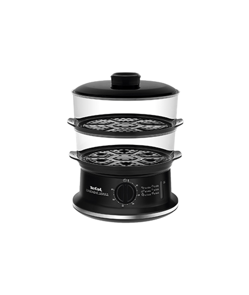 TEFAL VC140135 Food Steamer Black, 900 W, Number of baskets 2 TEFAL VC140135 Food Steamer Black, 900 W, Number of baskets 2