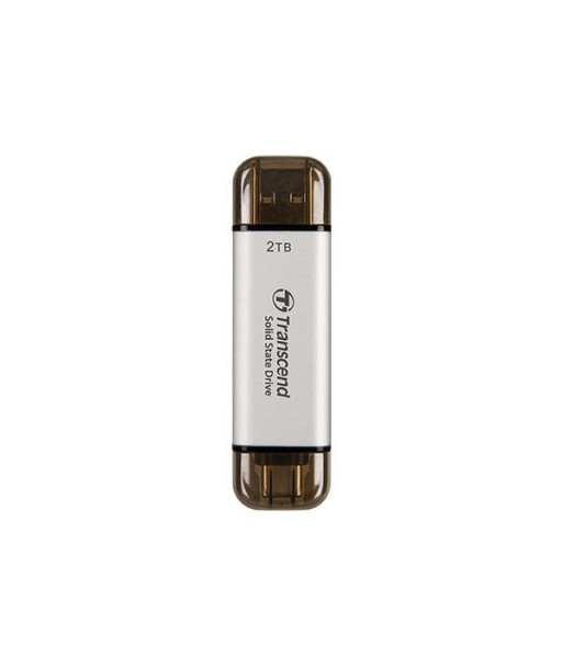 External SSD TRANSCEND ESD310 2TB USB-C USB 3D NAND Write speed 950 MBytes/sec Read speed 1050 MBytes/sec TS2TESD310S