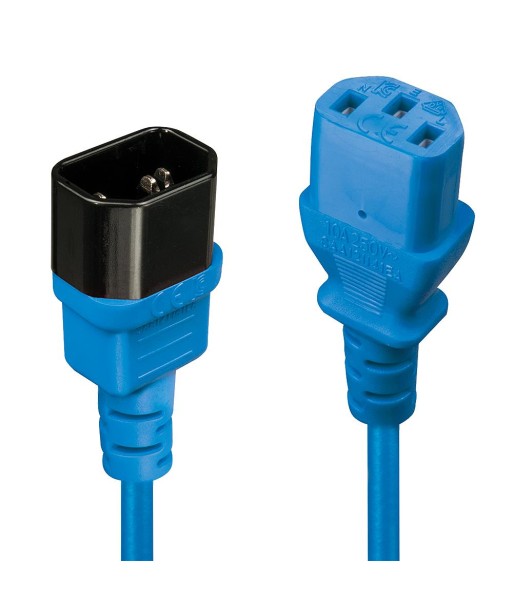 CABLE POWER IEC EXTENSION 2M/BLUE 30472 LINDY
