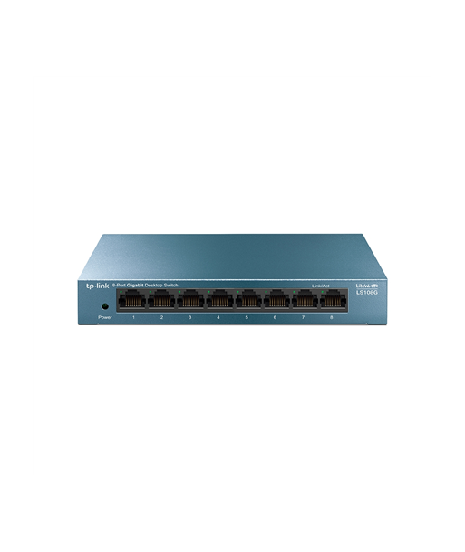 TP-LINK 8-Port 10/100/1000Mbps Desktop Network Switch LS108G Unmanaged, Desktop