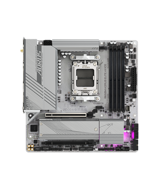 GIGABYTE B650M A ELITE AX ICE 1.0 M/B Gigabyte