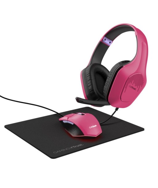 HEADSET +MOUSE+MOUSEPAD/GXT 790 PINK 25179 TRUST HEADSET +MOUSE+MOUSEPAD/GXT 790 PINK 25179 TRUST