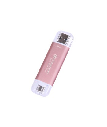 External SSD TRANSCEND ESD310 2TB USB-C USB 3D NAND Write speed 950 MBytes/sec Read speed 1050 MBytes/sec TS2TESD310P