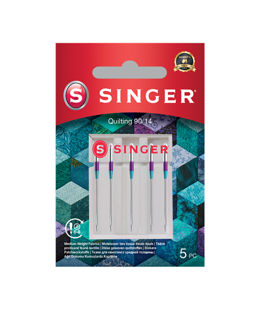 Singer Quilting Needle 90/14 5PK