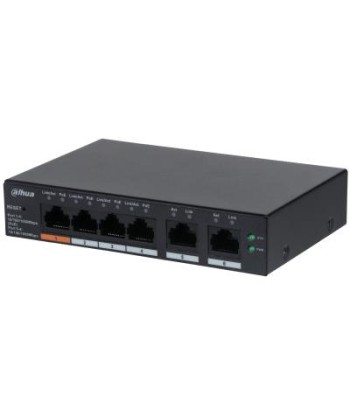 Switch DAHUA CS4006-4GT-60 Type L2 Desktop/pedestal PoE ports 4 60 Watts DH-CS4006-4GT-60