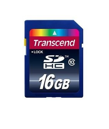 MEMORY SDHC 16GB/CLASS10 TS16GSDHC10 TRANSCEND