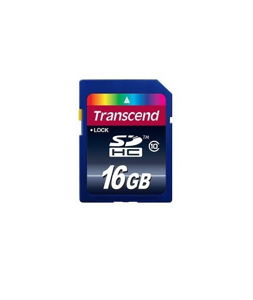 MEMORY SDHC 16GB/CLASS10 TS16GSDHC10 TRANSCEND