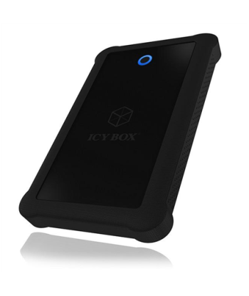 Raidsonic ICY BOX IB-233U3-B External enclosure for 2.5" SATA HDD/SSD with USB 3.0 interface and silicone protection sleeve 2