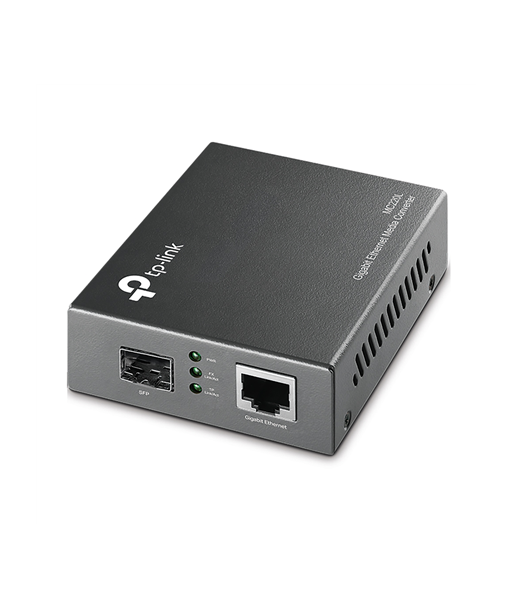 TP-LINK Gigabit Ethernet Media Converter MC220L Gigabit SFP port, 10/100/1000M RJ45 port (Auto MDI/MDIX) TP-LINK Gigabit Ethernet Media Converter MC220L Gigabit SFP port, 10/100/1000M RJ45 port (Auto MDI/MDIX)