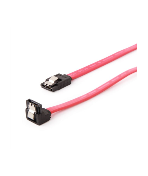 Cablexpert CC-SATAM-DATA90	 Serial ATA III 50cm data cable with 90 degree bent connector