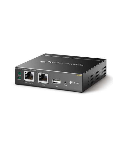 TP-LINK Omada Hardware Controller OC200 10/100 Mbit/s, Ethernet LAN (RJ-45) ports 2, PoE in TP-LINK Omada Hardware Controller OC200 10/100 Mbit/s, Ethernet LAN (RJ-45) ports 2, PoE in