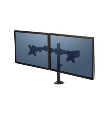 Fellowes Reflex Dual Monitor Arm - Black