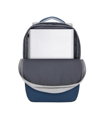 NB BACKPACK ANTI-THEFT 17.3"/7567 GREY/DARK BLUE RIVACASE