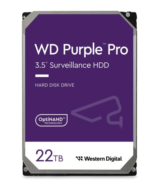 HDD WESTERN DIGITAL Purple Pro 22TB SATA 512 MB 7200 rpm 3,5" WD221PURP HDD WESTERN DIGITAL Purple Pro 22TB SATA 512 MB 7200 rpm 3,5" WD221PURP