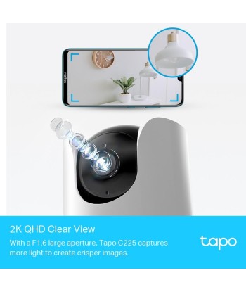 WRL CAMERA 2K QHD PAN/TILT/TAPO C225 TP-LINK