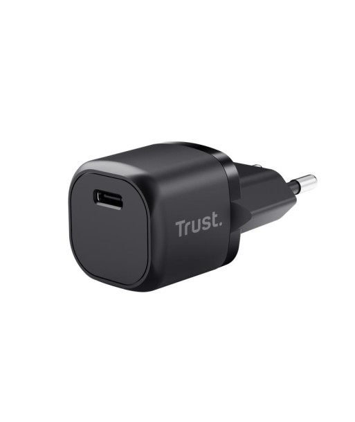 Trust Maxo 20W USB-C Сетевое Зарядное Устройство - Черное Trust Maxo 20W USB-C Сетевое Зарядное Устройство - Черное