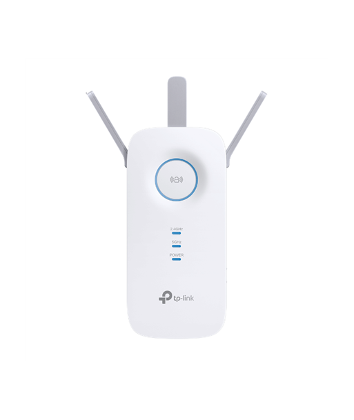 TP-LINK AC1900 Wi-Fi Range Extender RE550 802.11ac, 2GHz/5GHz, 600+1300 Mbit/s, 10/100/1000 Mbit/s, Ethernet LAN (RJ-45) ports
