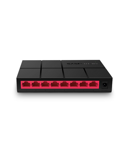 Mercusys, Switch, MS108G, Unmanaged, Desktop, Power supply type External