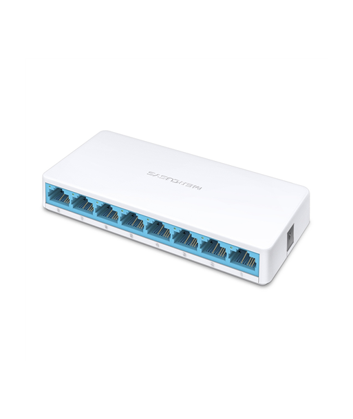 Mercusys Switch MS108 Unmanaged, Desktop, 10/100 Mbps (RJ-45) ports quantity 8, Power supply type External