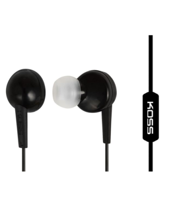 Kõrvaklapid Koss KEB6iK In-Ear koos mikrofoniga - must