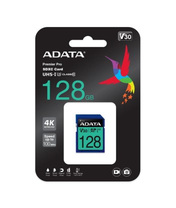 MEMORY SDXC 128GB V30/ASDX128GUI3V30S-R ADATA