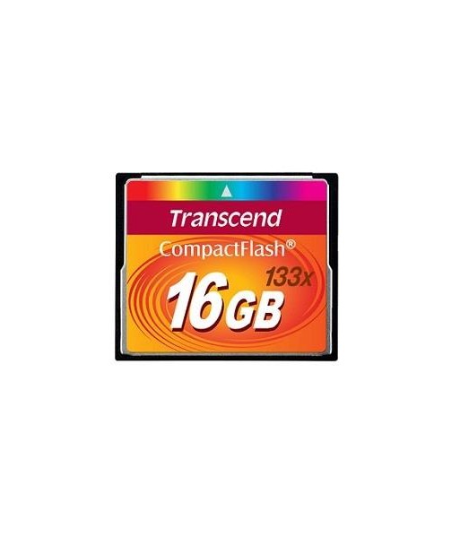 MEMORY COMPACT FLASH 16GB/133X TS16GCF133 TRANSCEND MEMORY COMPACT FLASH 16GB/133X TS16GCF133 TRANSCEND