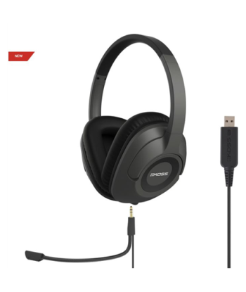 Наушники с микрофоном Koss Headphones SB42 USB Wired,, USB Type-A, Black/Grey
