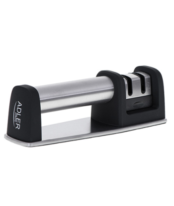 Adler AD 4489 Manual Knife Sharpener - Black/Stainless Steel - 2-Stage Sharpening