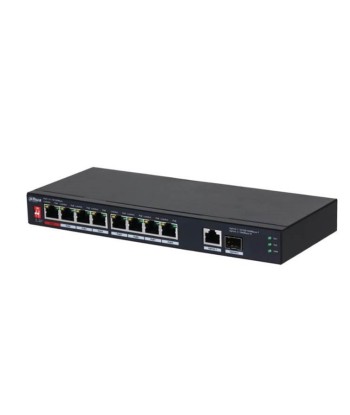 Switch DAHUA PFS3110-8ET1GT1GF-96 Desktop/pedestal 8x10Base-T / 100Base-TX 1x10Base-T / 100Base-TX / 1000Base-T 2x1000Base-T