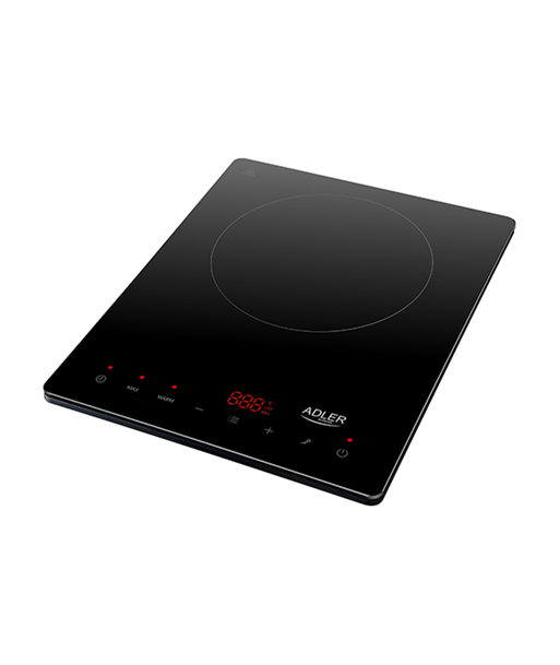 Pliidiplaat Adler AD 6513 Number of burners/cooking zones 1, LCD Display, Black, Induction