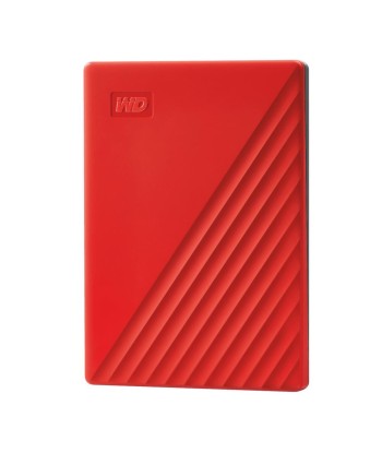 External HDD WESTERN DIGITAL My Passport 2TB USB 2.0 USB 3.0 USB 3.2 Colour Red WDBYVG0020BRD-WESN