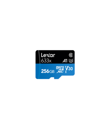 Lexar High-Performance 633x 256GB MicroSDXC UHS-I U3 V30 A1