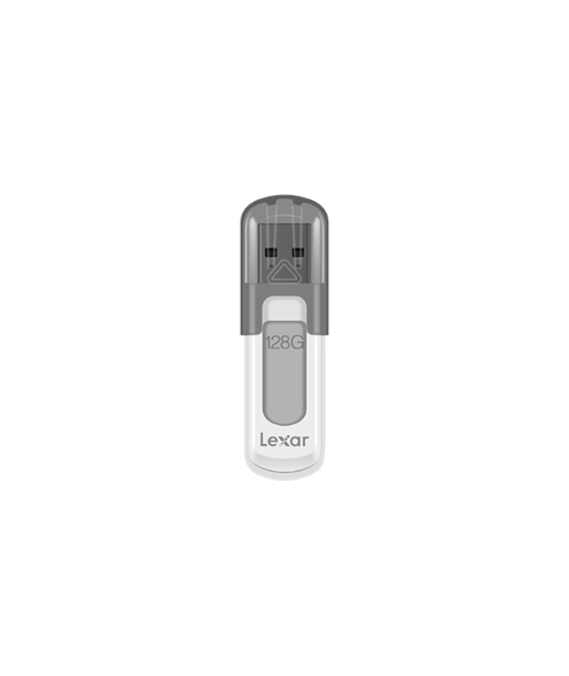 Lexar Flash drive JumpDrive V100 128 GB, USB 3.0, Grey