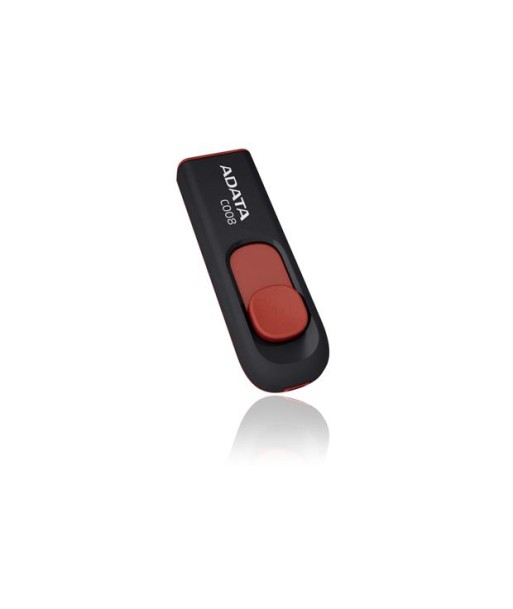 MEMORY DRIVE FLASH USB2 64GB/BLACK/RED AC008-64G-RKD ADATA