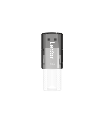 Lexar JumpDrive S60 64GB USB 2.0 Mälupulk - Must/Sinakasroheline