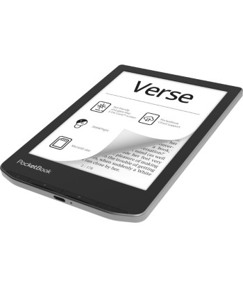 E-luger POCKETBOOK Verse 6" 1024x758 1xUSB-C Micro SD Wireless LAN Grey PB629-M-WW