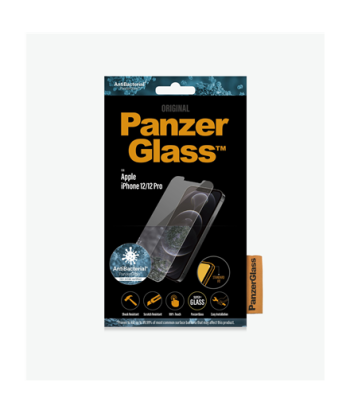 Kaitseklaas PanzerGlass, Apple, For iPhone 12/12 Pro, Glass, Transparent, Clear