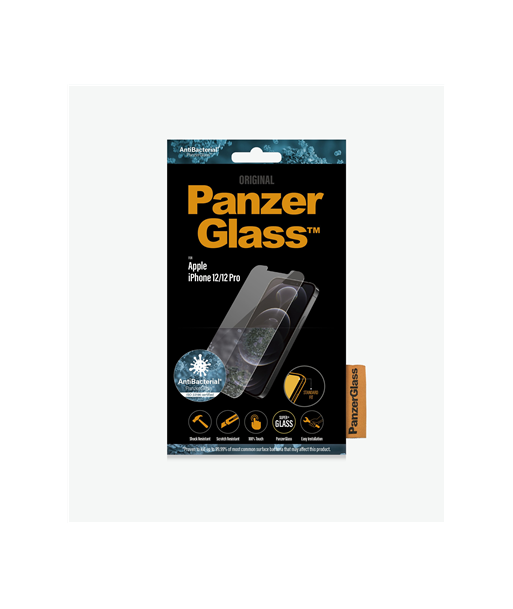 PanzerGlass, Apple, For iPhone 12/12 Pro, Glass, Transparent, Clear Screen Protector