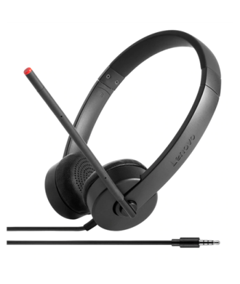 Lenovo Essential Stereo Analog Headset Essential Stereo Black