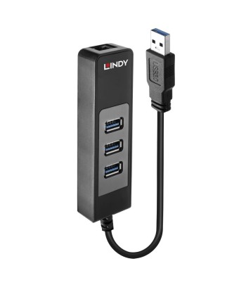 I/O HUB USB3 & LAN ADAPTER/43176 LINDY
