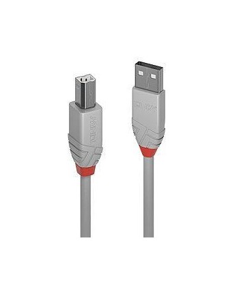 Lindy USB 2.0 A kuni B kaabel - 5m, Antratsiithall