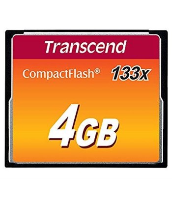 MEMORY COMPACT FLASH 4GB/SLC TS4GCF133 TRANSCEND