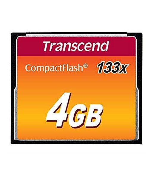 MEMORY COMPACT FLASH 4GB/SLC TS4GCF133 TRANSCEND
