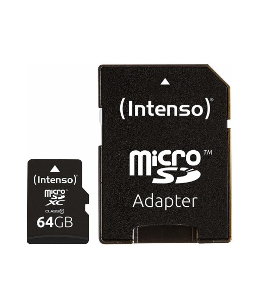 MEMORY MICRO SDXC 64GB C10/W/ADAPTER 3413490 INTENSO