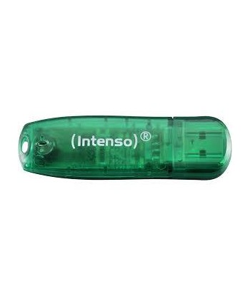 Intenso 8GB USB 2.0 Flash Drive - Green