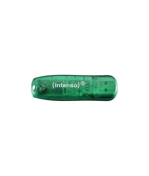 Intenso 8GB USB 2.0 Флешка - Зеленый